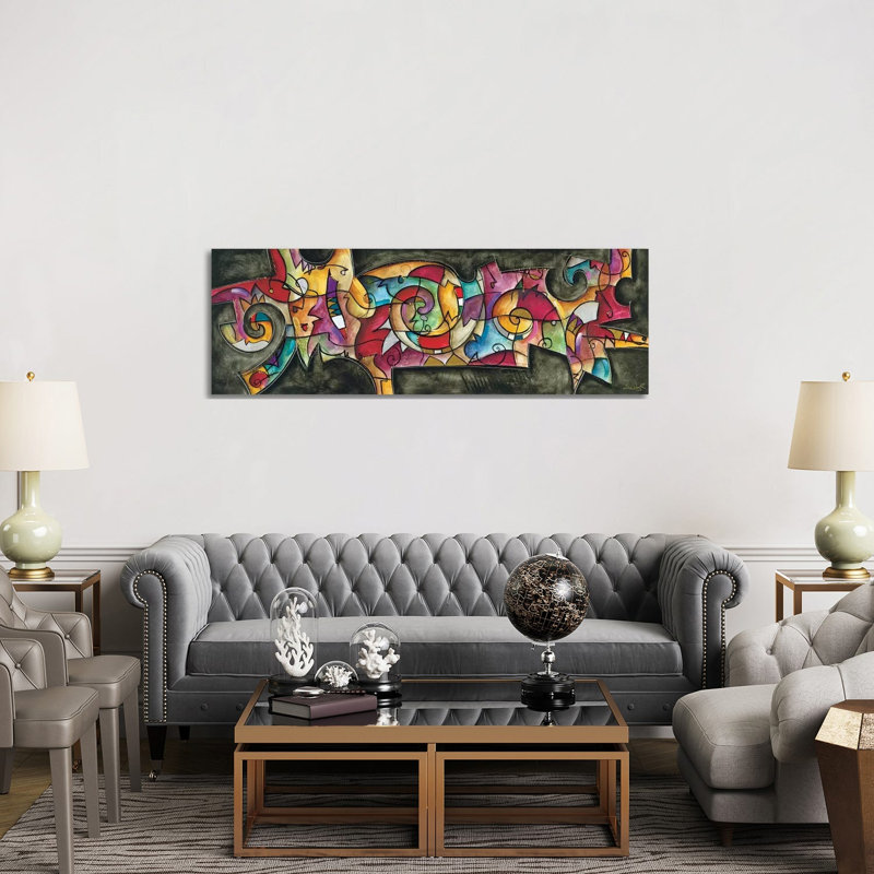 All Night Long by Eric Waugh - Wrapped Canvas Panoramic Painting, 152.4 cm H x 50.8 cm W x 3.175 cm D