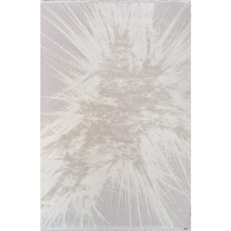 Stefane Cotton Abstract Rug, Rectangle 2'8" x 5'