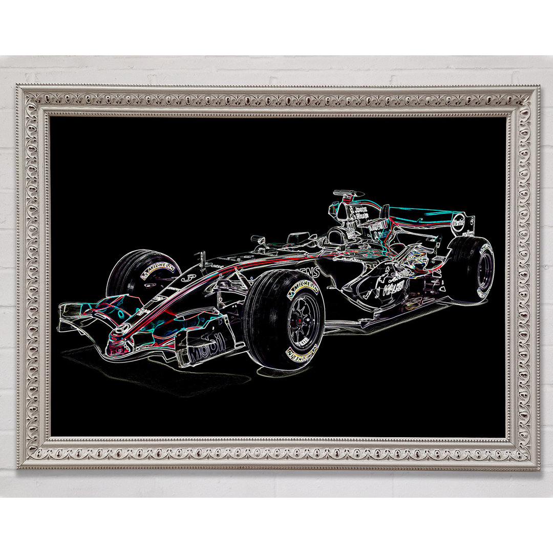 Formula One Side Profile 2 - Bilderrahmen Kunstdrucke