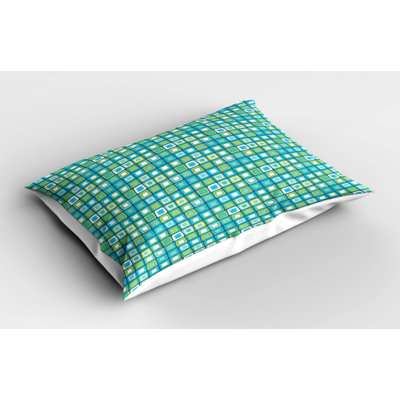 Polyester Geometric Sham Set