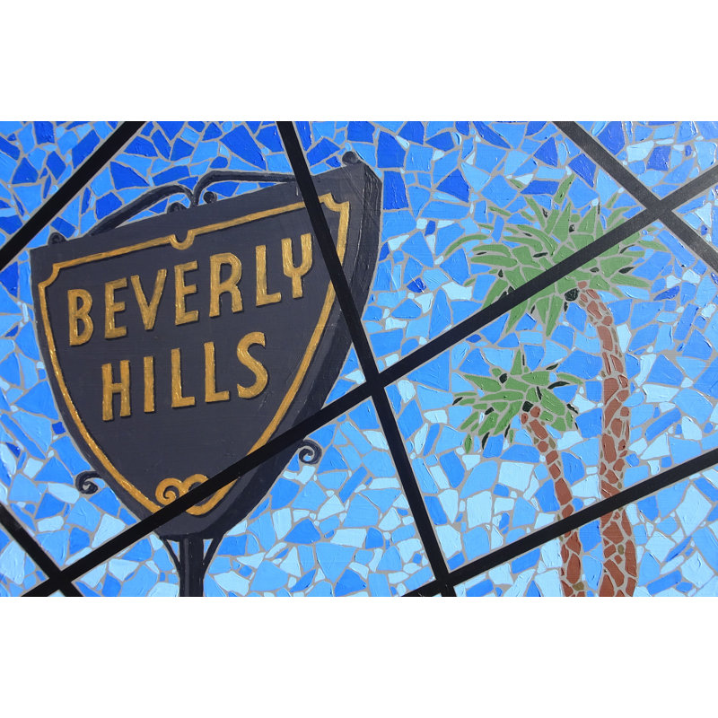 Beverly Hills Painting by Eddie Bruckner