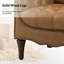 Fauteuil en cuir capitonné Annja-79522925