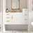 Wall Mounted Floating Cabinet, 12Inch Side Cabinet With Drawers, Mutifunctional Cabinet For Bathroom, Living Room (Bathroom Vanity Not Included)-922279002