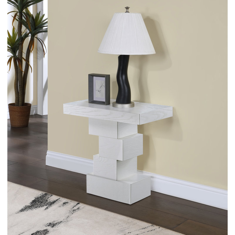 Table de bout Howund, Blanc