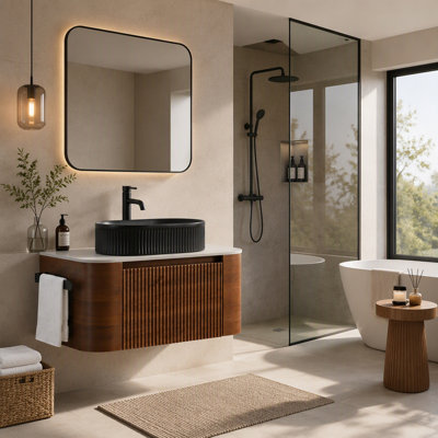 Freestanding Standard With Ceramic Top