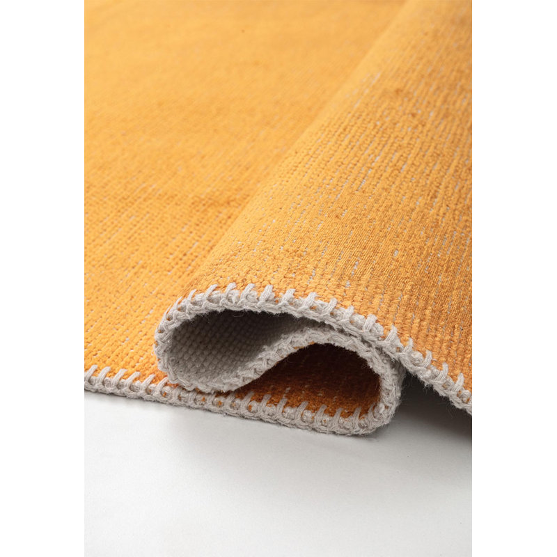 Rapture Area Rug in Orange, Square 9'