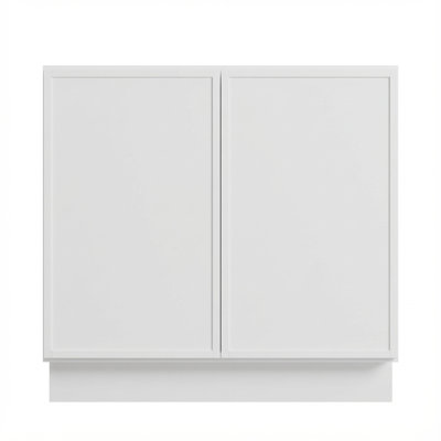Modern Birch Base Cabinet With Optional Drawer, Narrow Frame Design, Premium Soft-Close Hardware, Multiple Sizes (12”–46”) For Custom Kitchen Layouts