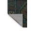 Tapis en chenille tissé à la machine Mohanram - turquoise / bleu / brun-84604558