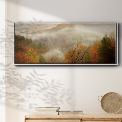 Photographie Étude d'automne brume - Toile encadrée