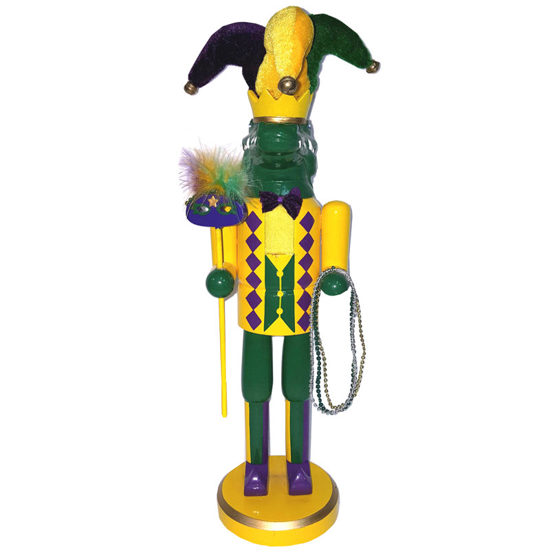 Mardi Gras Alligator Nutcracker