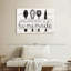 «Happiness Is Hommade Kitchen Tools», reproduction sur toile-124926147