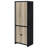 Ritner 3-Piece Entertainment Center 79-Inch TV Stand Black