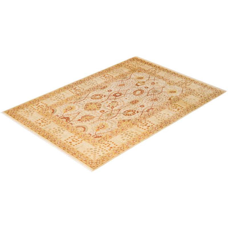 Classic One-of-a-Kind 6' 2" X 8' 10" Hand Knotted Area Rug
