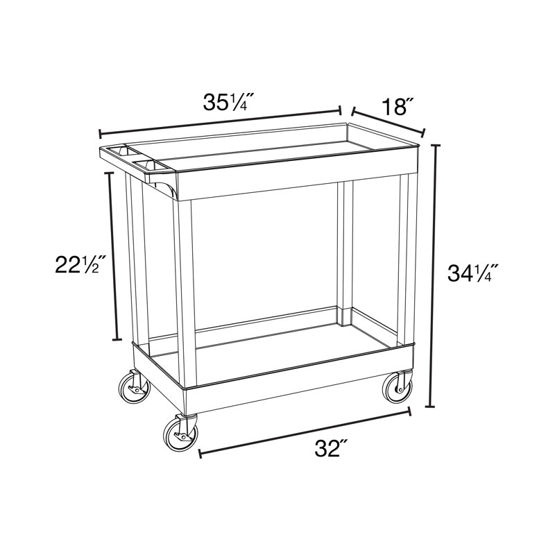 Chariot utilitaire E Series, Gris