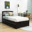 Twin Wood Platform Bed with Twin Trundle-1285537050