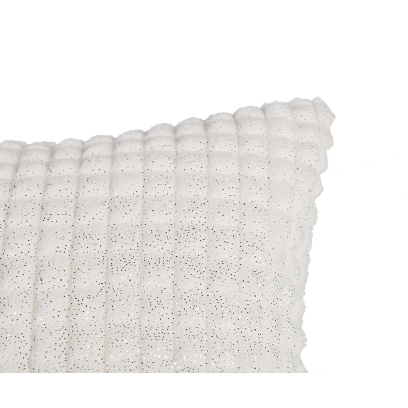 Square Throw Cushion, Wool white