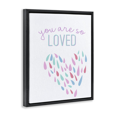 Cadre flottant So So Love Abstract, design par Kim Allen