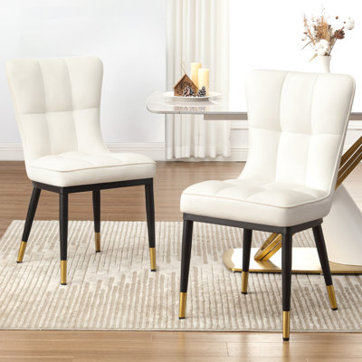 Guitierrez Velvet Upholstered Parsons Chair