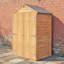 Garden Value 4 Ft. W x 3 Ft. D Overlap Apex Shed-29354324