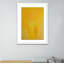 Figures in a Souk Yellow Framed Print-48617726-48617730