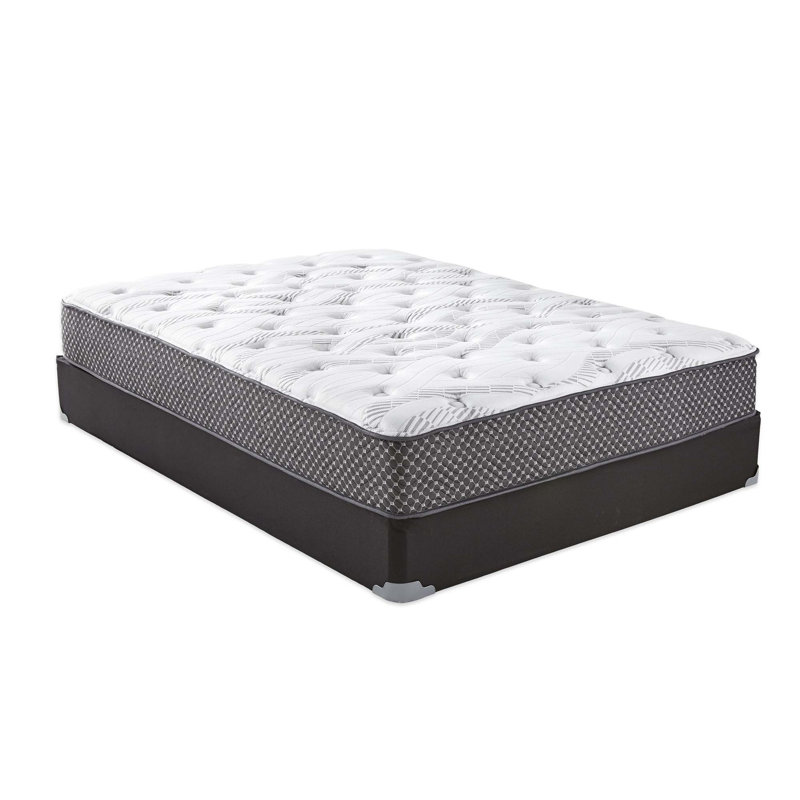 Matelas hybride matelassé 10 po, mi-ferme, Lit simple
