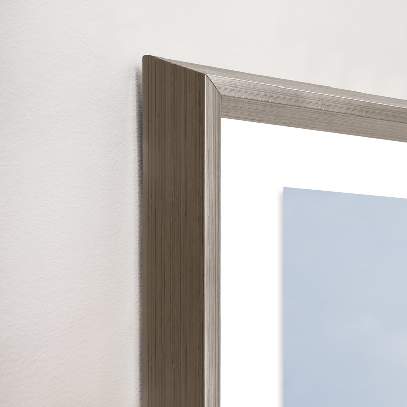 Blues, Glass Frame, White, 58" H x 40" W