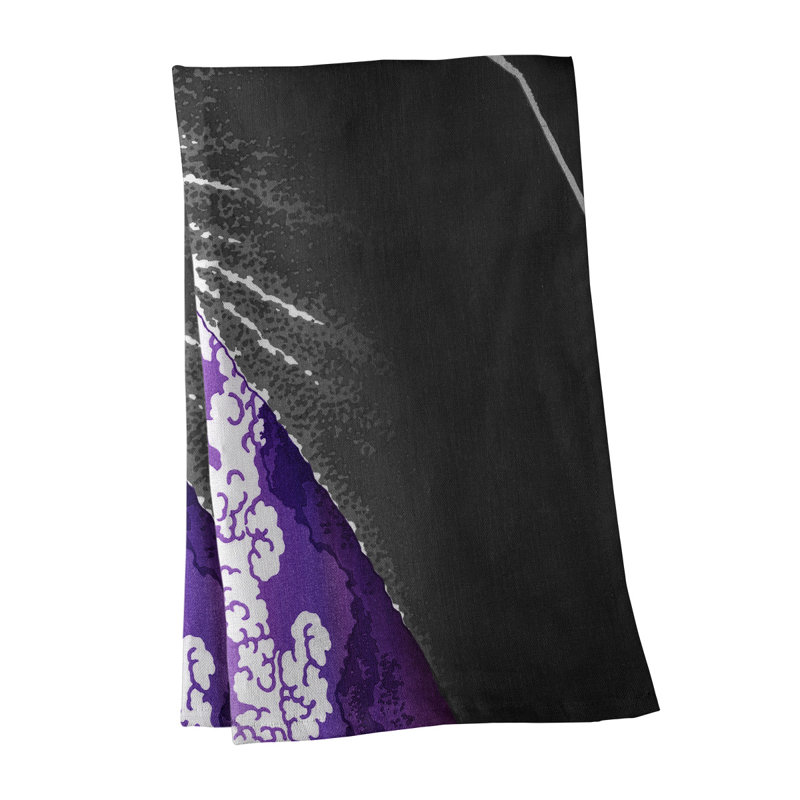 Torchon en dessous the Summit Lightning, Polyester sergé, Mauve / Gris