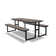 Reginald Rectangular High-Density Polyethylene (HDPE) Outdoor Picnic Table
