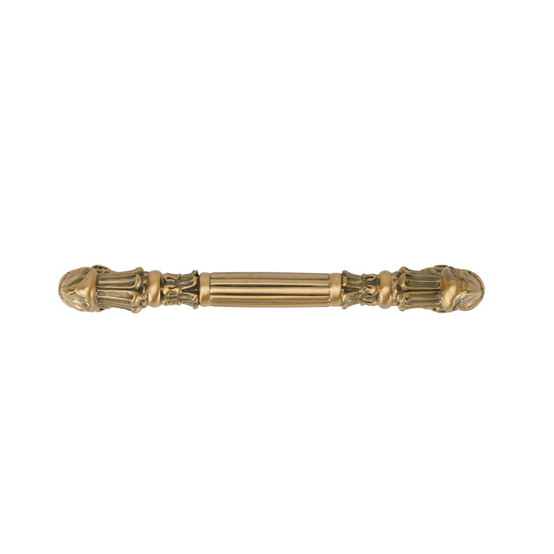 EDGAR BEREBI GENEVE 3-1/2" CENTER TO CENTER PULL IN MUSEUM GOLD PLATE, Museum Gold