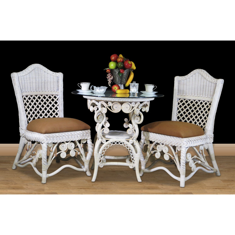 Mathys 2 - Person Glass Top Four Leg Dining Set