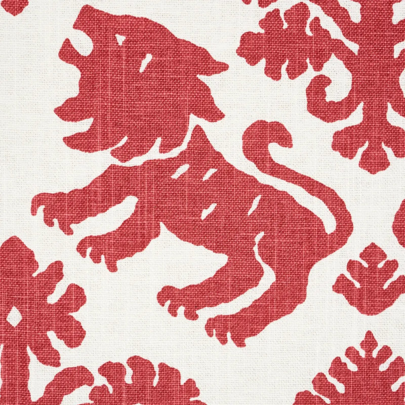 Tissu Regalia, Rouge