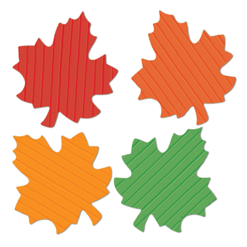 Tissu de feuilles d'automne - 5 po - paquet de 24