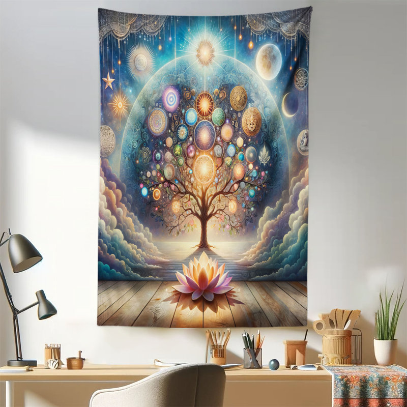 Tapisserie en microfibre, H 30 po x l 45 po
