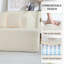 Canapé modulaire à compression avec méridienne confortable, canapé à compression irrégulière en forme de L avec siège profond, canapé-lit modulaire minimaliste pour salon, chambre, salon, ivoire-133386027