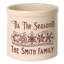 Personalized Snowflake Ornament Ceramic Pot Planter-2003217430-1998225818
