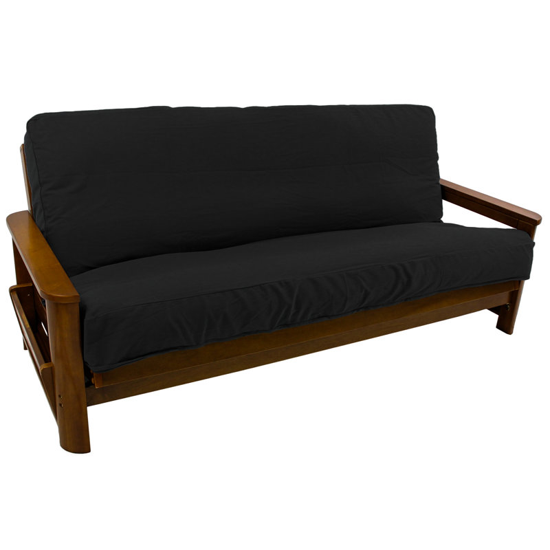 Housse pour futon à coussins carrés/rectangulaires, H 54 po x l 75 po x p 8 po, Baie