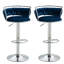 Tabouret de bar pivotant avec dossier Ginko-879315297-882844526