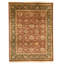 High-Quality Hand-Knotted Red And Green Area Rug