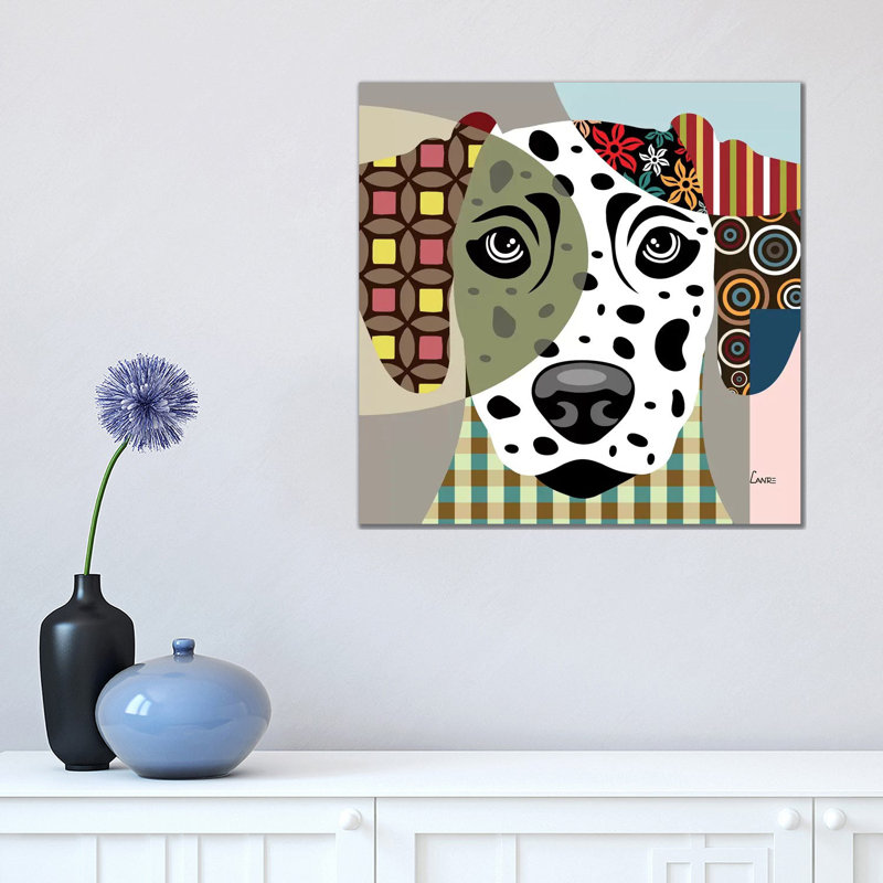 Dalmatian by Lanre Studio - Wrapped Canvas Print, 45.72 cm H x 45.72 cm W