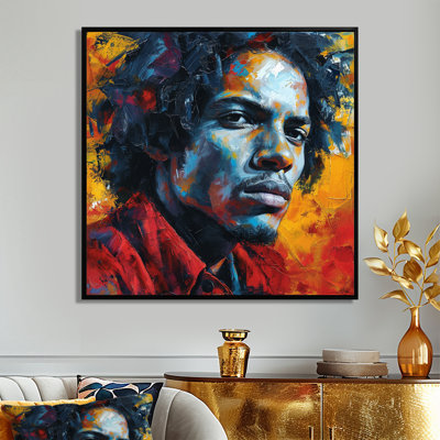 «Young Bob Marley Rastafari Portrait - Abstract Portraits», reproduction d'art
