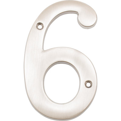 4'' H Metal House Number