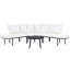 Ensemble de canapé d'extérieur courbé en demi-lune avec table basse Go Patio-121240060