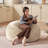 Bean Bag Chair, Memory Foam Filled, Large Beanbag Chairs For Adults And Teens, Soft Sofa With Removable Flannel Cover, Round Couch For Living Room Bedroom College Dorm-698306655-698306653