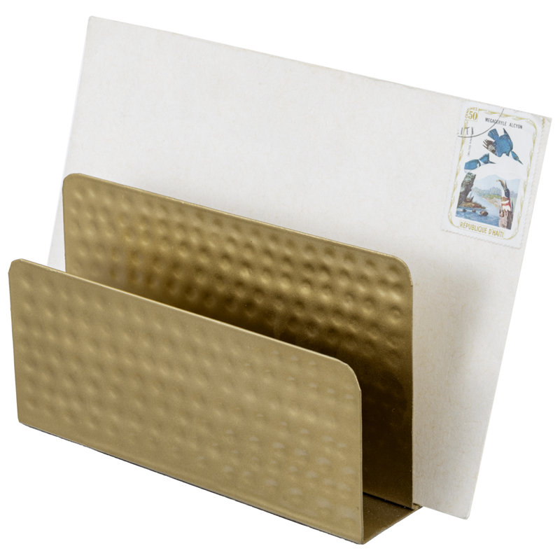 Organisateur de courrier en métal Kapil Office