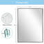 Jarrell Metal Flat Wall Mirror-970526437