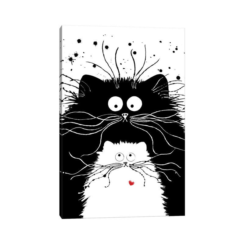 You're Purrfect by Kim Haskins - Wrapped Canvas Print, 66.04 cm H x 45.72 cm W
