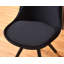Gruffudd 4 Person Dining set - a Rectangular Wooden Dining Table with Metal Legs and a Set of 4 Quilted Velvet Dining Chairs for Dining Room - Modern Dining Table Set-793237409-793237423