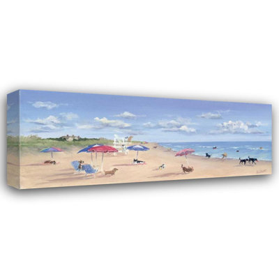 Art sur toile tendue avec Dovecove Saxe, Carol, titré: Beach Tails