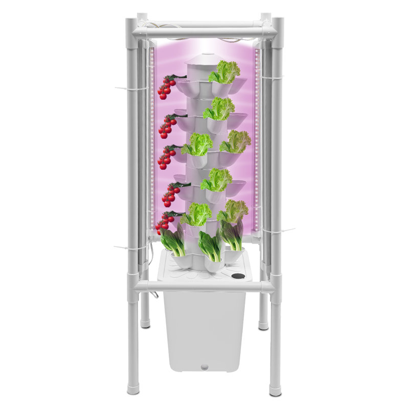 Ensemble de culture vertical Hydroponics, Blanc