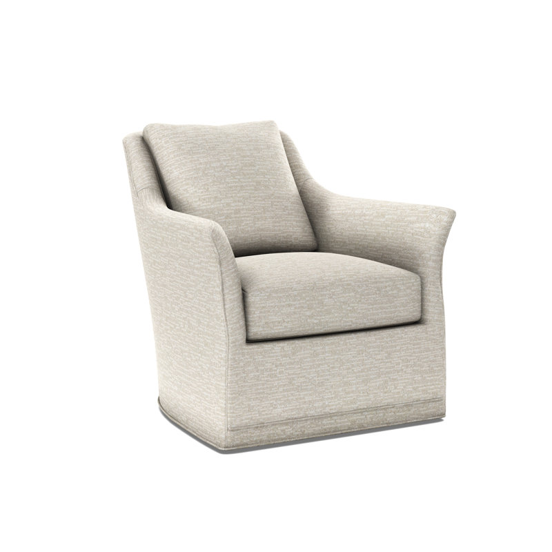 Arcadia Flared Arm Swivel Glider, Wild Dunes Chamois